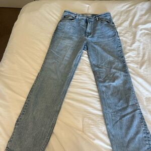 Abercrombie & Fitch Blue Straight Leg Jeans